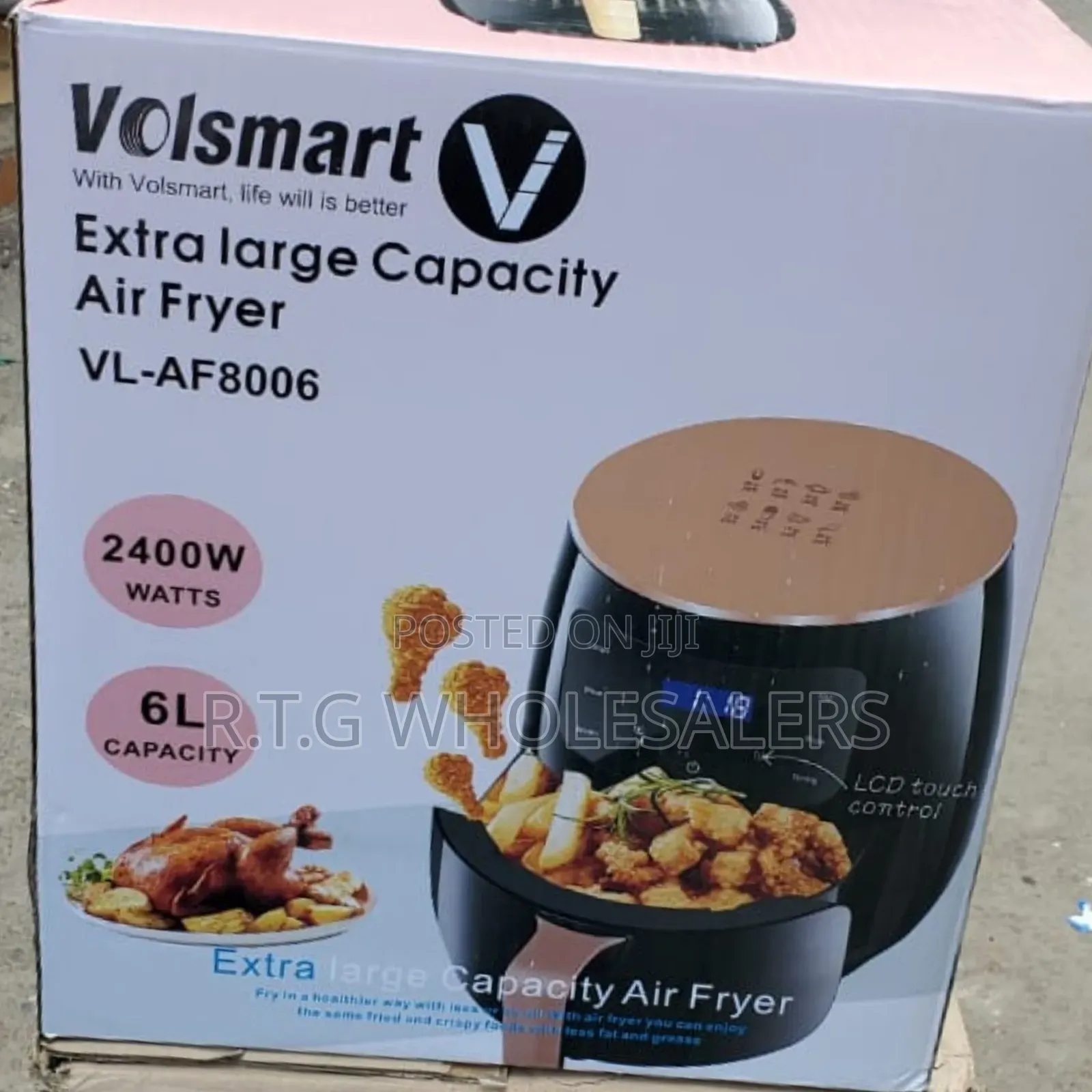 Volsmart 6l Digital Air Fryer