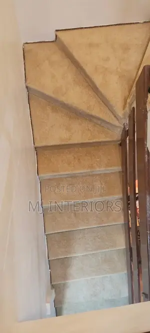Luxury Stair Carpet Wall to Wall Finish Noise Reduction Soft Touch
