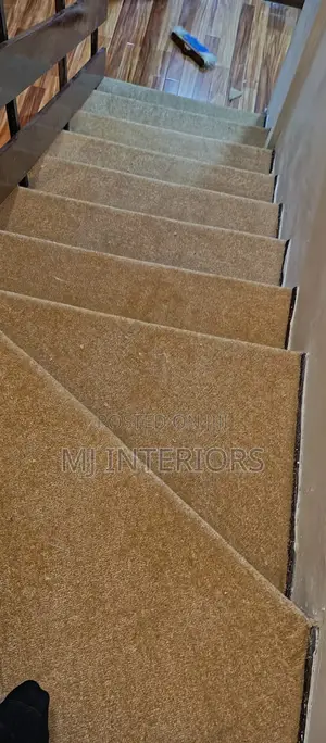 Modern Stair Carpet Fitting Clean Professional Elegant Home Finish