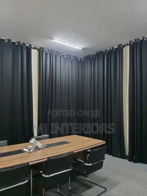 Luxury Black Eyelet Curtains for Stylish Modern Home Design