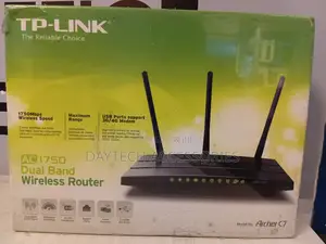 This Is a Tp-Link Archer C7 Ac1750 Dual Band Wireless Gigabit Router.