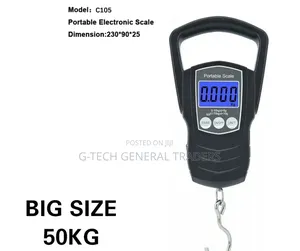 Big Size 50kg Portable Electronic Scale C105