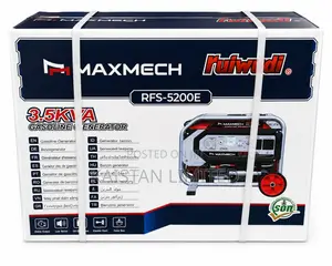 Maxmech 3.8kva Key Start Petrol Generator. 3.0kw Petrol Generator.