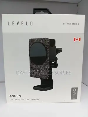 This Is a Levelo Aspen 3-in-1 Wireless Car Charger and Holder.