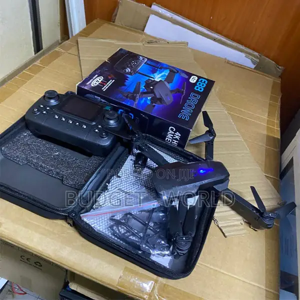 E88 Pro Smart Foldable Drone With Camera and Screen Remote