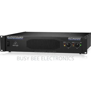 2-Channel Power Amplifier, 1000w Peak/Ch at 2 Ohms