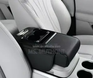 Car Amrest Cup Holder With Usb Charging Port Storage Box