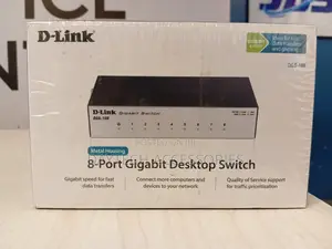 D-Link Dgs108 8-Port Gigabit Unmanaged Metal Switch