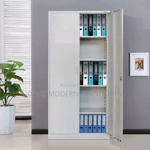 A Tall Metal Office Storage