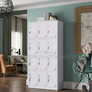 12-Swing Door's Metallic Durable Locker Cabinet