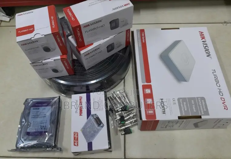 Complete Hikvision 4 Channel CCTV Installation Kit