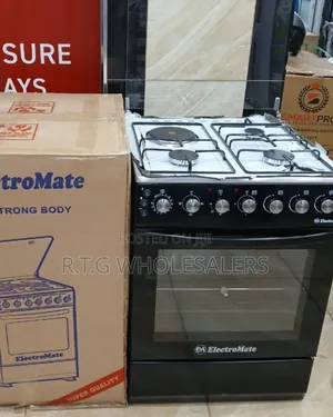 Electromate 60x60 Standing Cooker With Oven 3+1