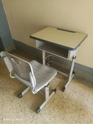 A Single Student Desk and Chair