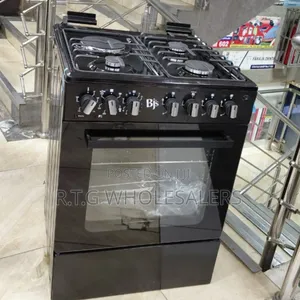 BJS 60x60 3+1 Elite Black Standing Cooker