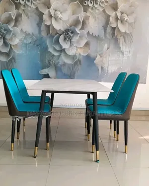 Marbles -Top Table With Chairs