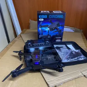 E88 Pro Foldable Flying Drone With Camera and LCD Remote Screen