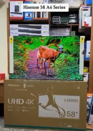 Uhd - Hisense 58" Inches Smart Vidaa Os - Frameless Tv Qled
