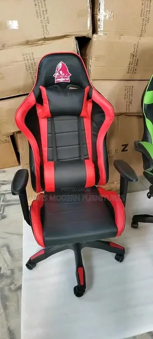 A Red and Black Reclining -Style Gaming Chair
