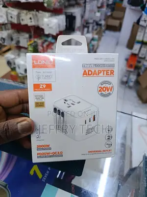 Ldnio Z9 20w Gan Travel Adapter Fire-resistant Material- Trendy Tech