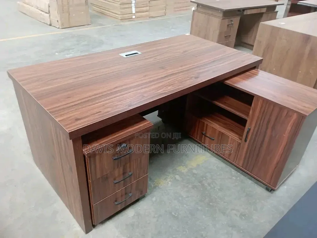 L-Shaped Executive Office Desk