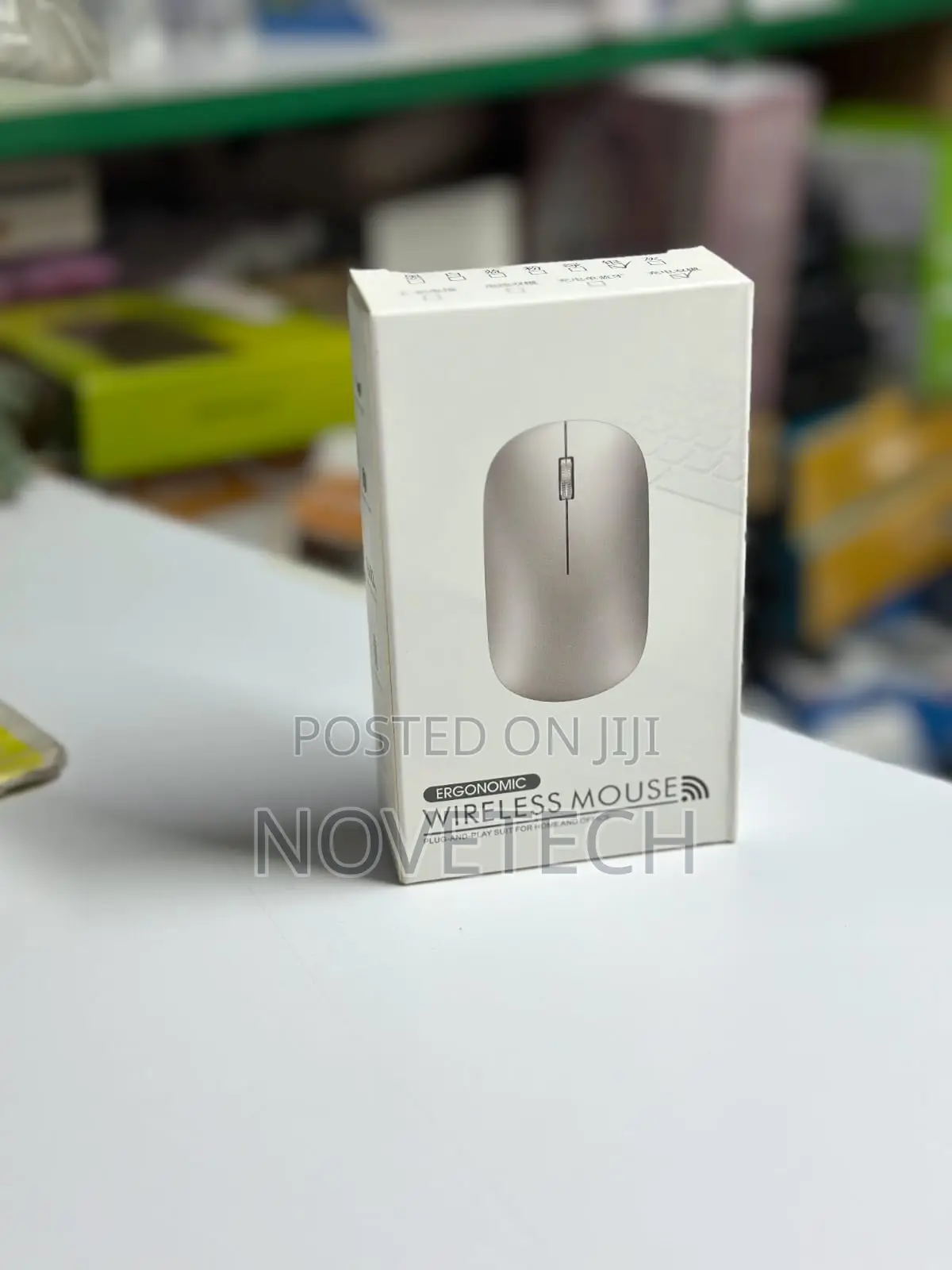 Ultra-Thin Wireless Bluetooth Mouse, Rechargeable Mouse