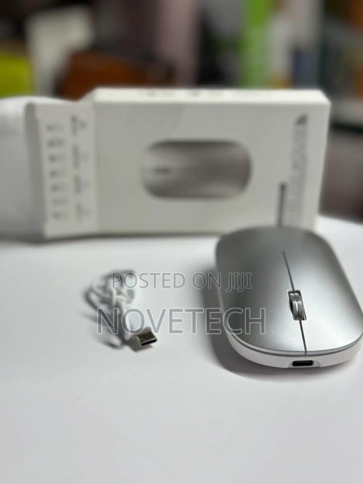 Ultra-Thin Wireless Bluetooth Mouse, Rechargeable Mouse