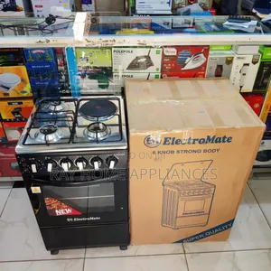 Electromate Standing Cooker 3g + 1e.Plate Electric Oven 50cm×55 Cm