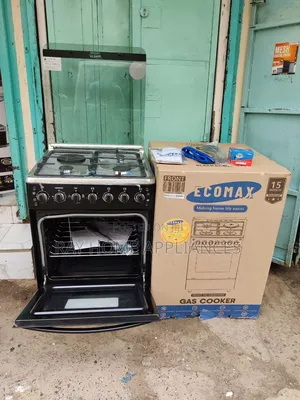 Ecomax Standing Cooker Lx880u 60cmx60cm 3 Gas +1 Electric Hotplate