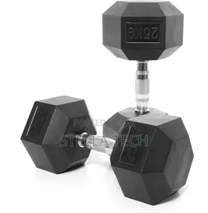 Hexagonal Dumbbells 25 Kg