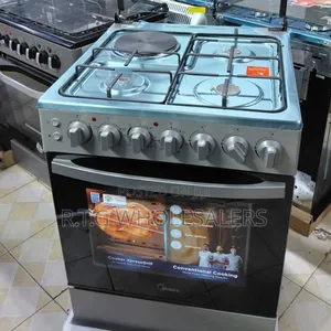 60x60 Midea Gas Electric Cooker 3g+1e Black Oven Cooker