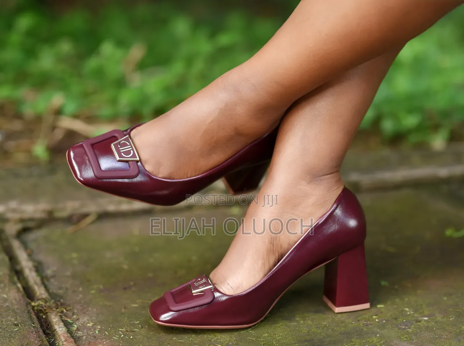 High Quality Leather (Ego) Chunky Heels