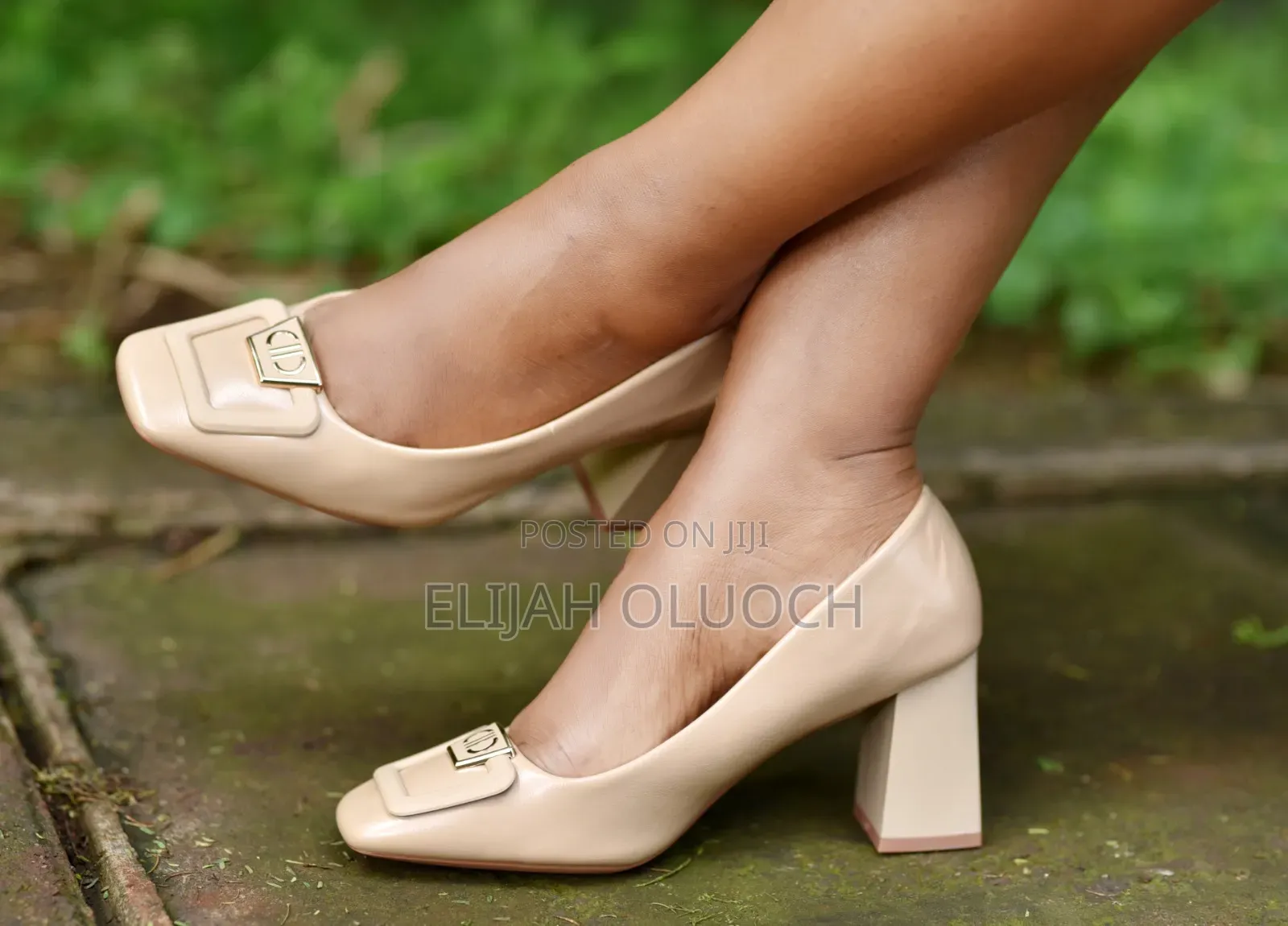 High Quality Leather (Ego) Chunky Heels