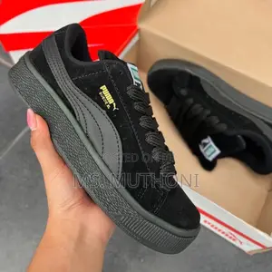 All Black Puma Suede Xl Sizes 38~45