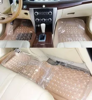 Clear Floor Car Mats 5pc Protect Original Mats From Dirt,Spill,Mud