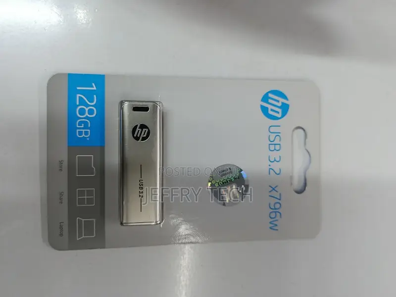 Hp X796w 128gb Usb 3.1 Mettalic Flash Drive, Read