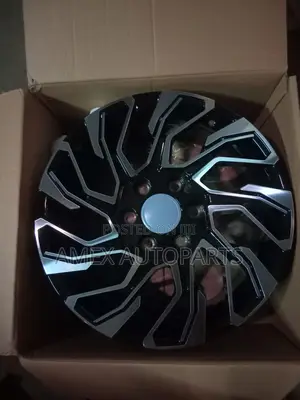Rims 18 Inch Black Machine Face Et25 H*Pcd 6x139.7 Cb 106.1 Ao9964f