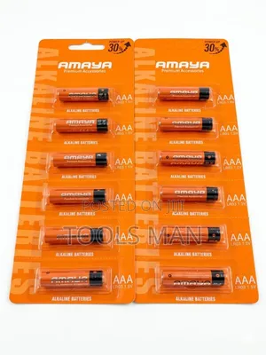 Amaya Aaa Alkaline Batteries 1.5v Lr03 Premium Power.