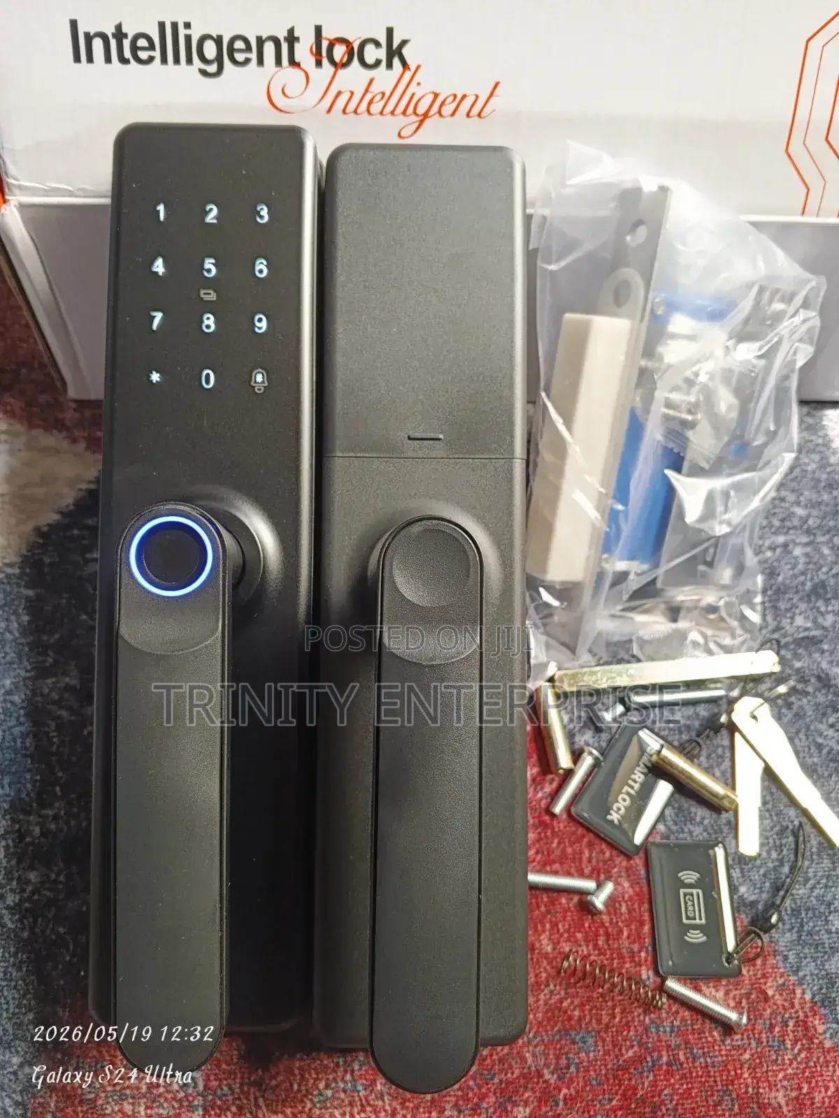 *Tuya Wifi Electronic Smart Security Door Lock Fingerprints Password*