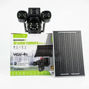 Calus Vc22-4g Ai 3-Lens Solar Powered 4g Security Camera.