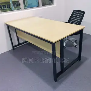 Office Desk : 1.2m Multipurpose Office Table -Sturdy Metallic Stands