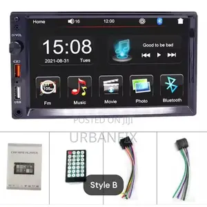 7 Inch Touch Screen Car Mp5 Player With Bluetooth, Remote, Mirror Link