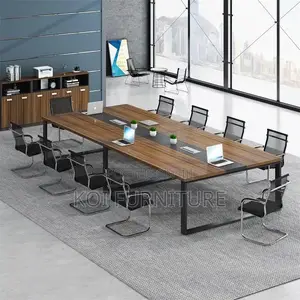 Office Table : 2.4m by 1.2m Modern Wooden Boardroom Table