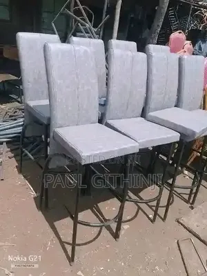 Grey High Restraunt Chairs