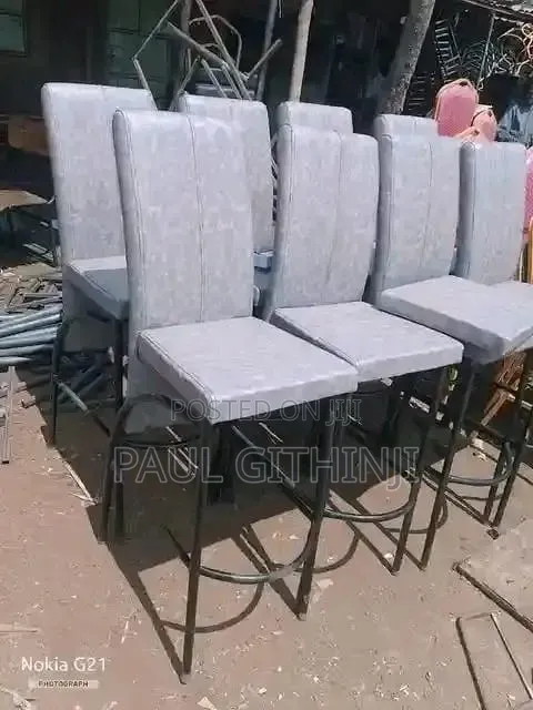 Grey High Restraunt Chairs