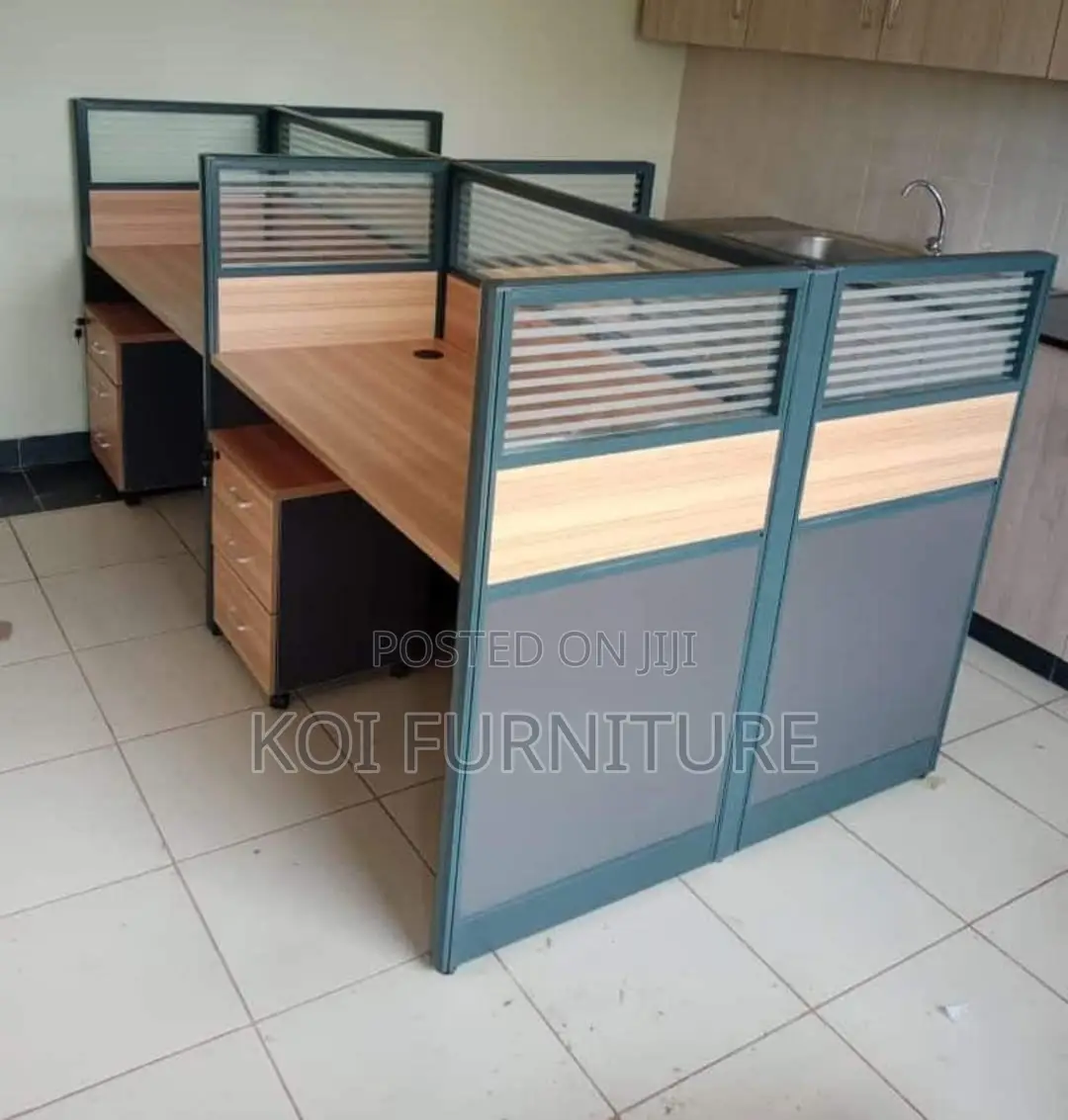 Office Workstation : JFL-8004-24- 4 Way Workstation