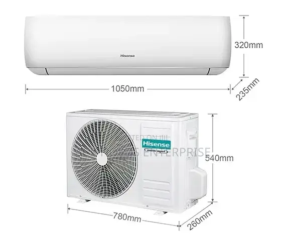 18000 Btu - Hisense Split Inverter Air Conditioner Machine J