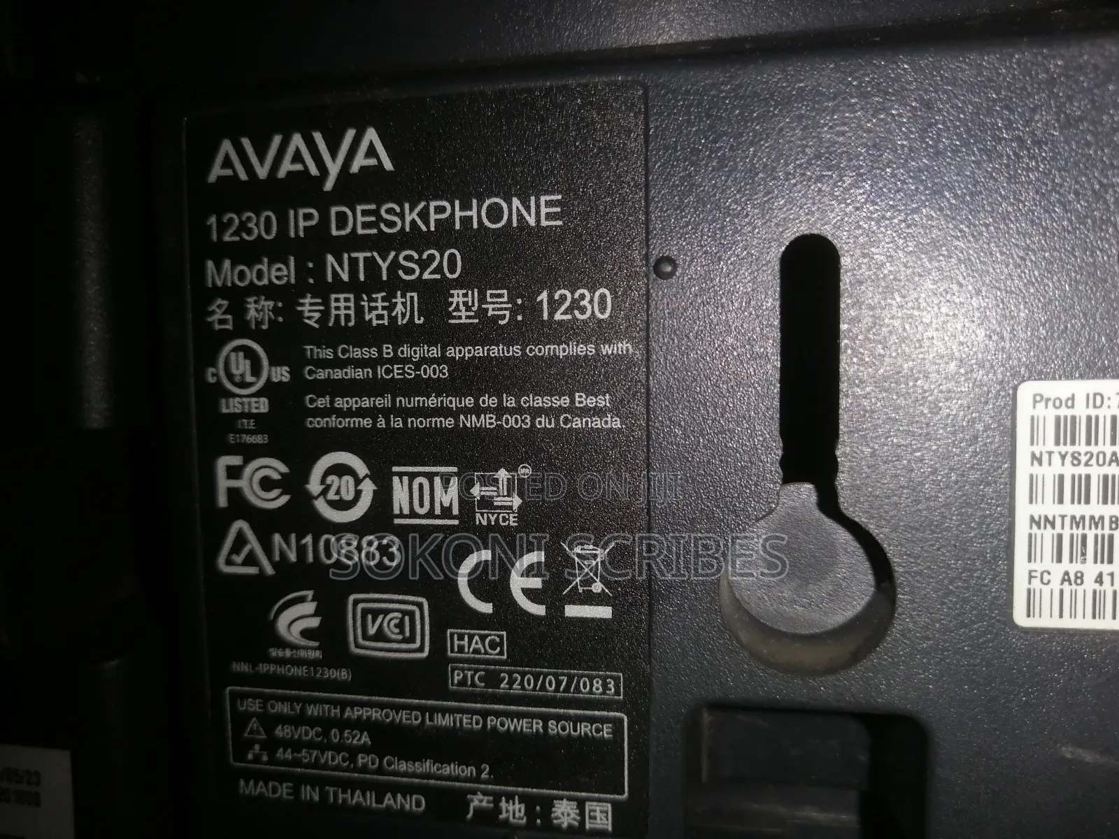 Avaya 1230 Ip Deskphone With Expansion Module
