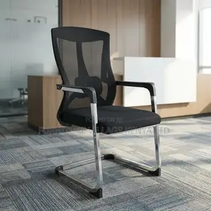 Fixed Bow Leg Mesh Training Office Chair.