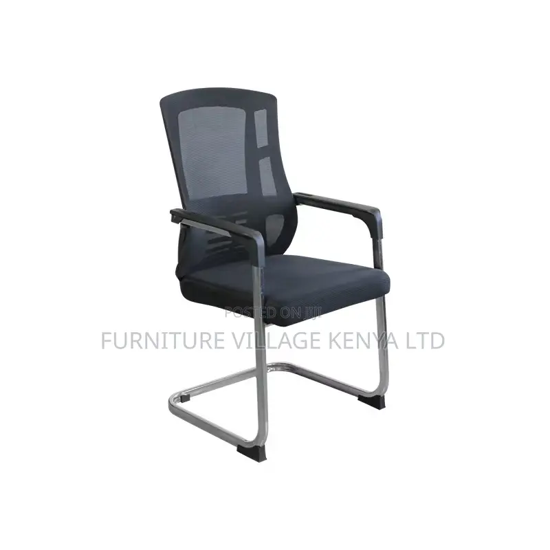 Fixed Bow Leg Mesh Training Office Chair.