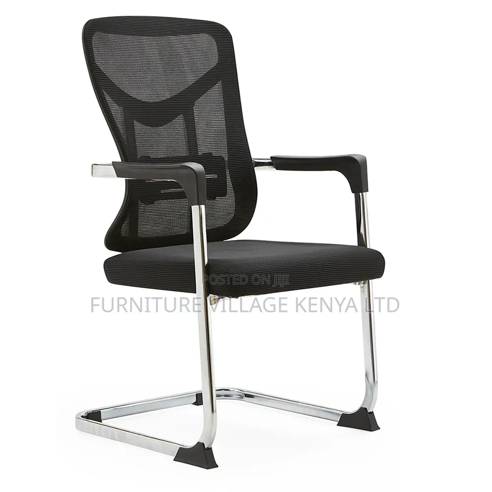 Fixed Bow Leg Mesh Training Office Chair.